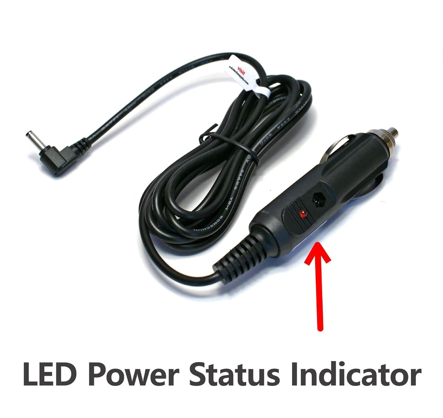 EDO Tech 12V Car Power Cord for Whistler Radar Laser Detector
