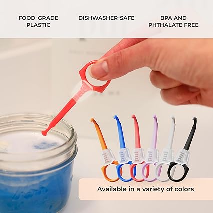 PUL Pack of 4 Reusable 2-in-1 Aligner Seating Chewie & Removal Tool — Compatible with Invisalign, Removable Braces, Retainers, Trays – Easy-to-Use Remover & Chew, Dental & Oral Hygiene Care – Blue