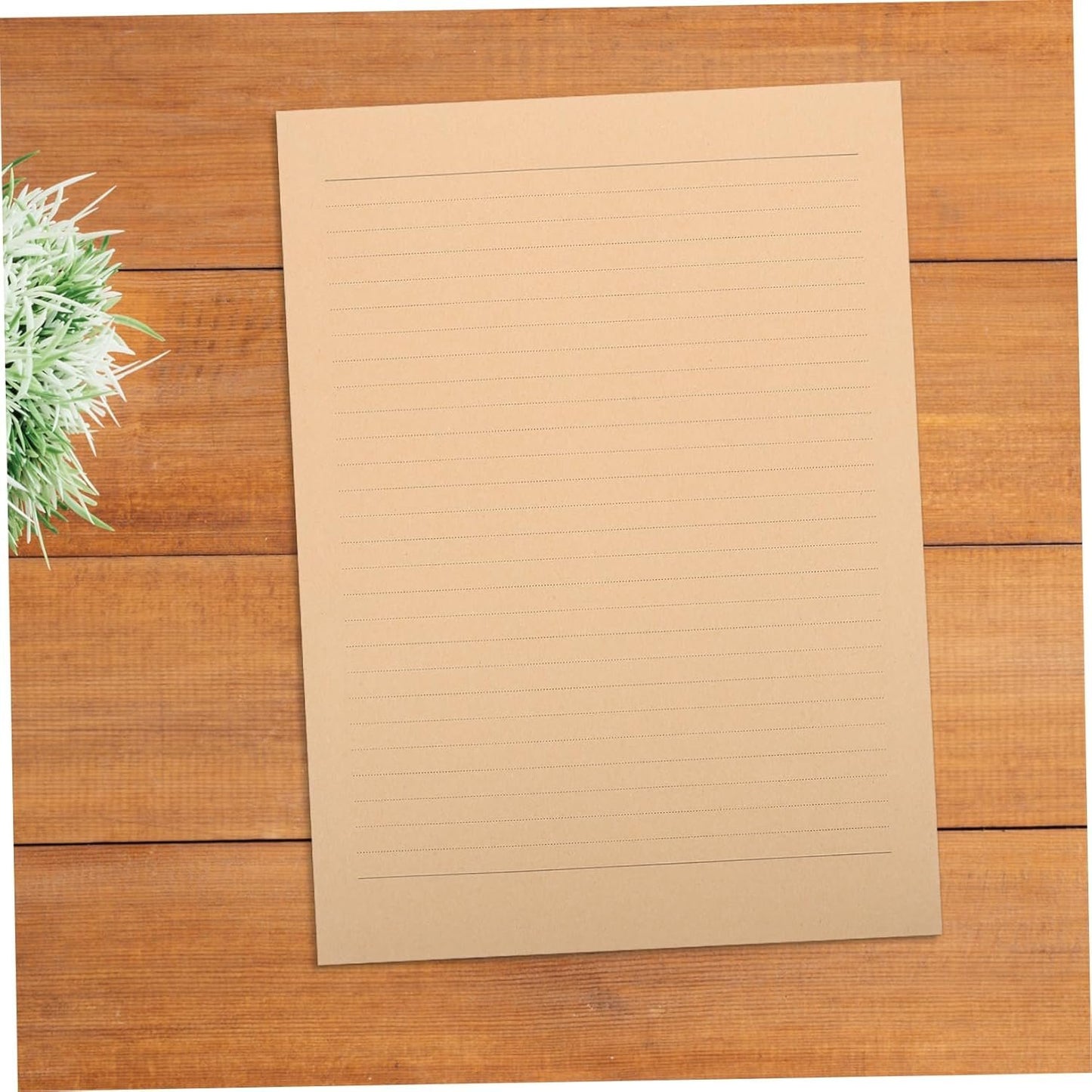 FOYTOKI Vintage Letter Paper Pack of 100 Sheets Lined Writing Paper Letter Stationery A4 Size