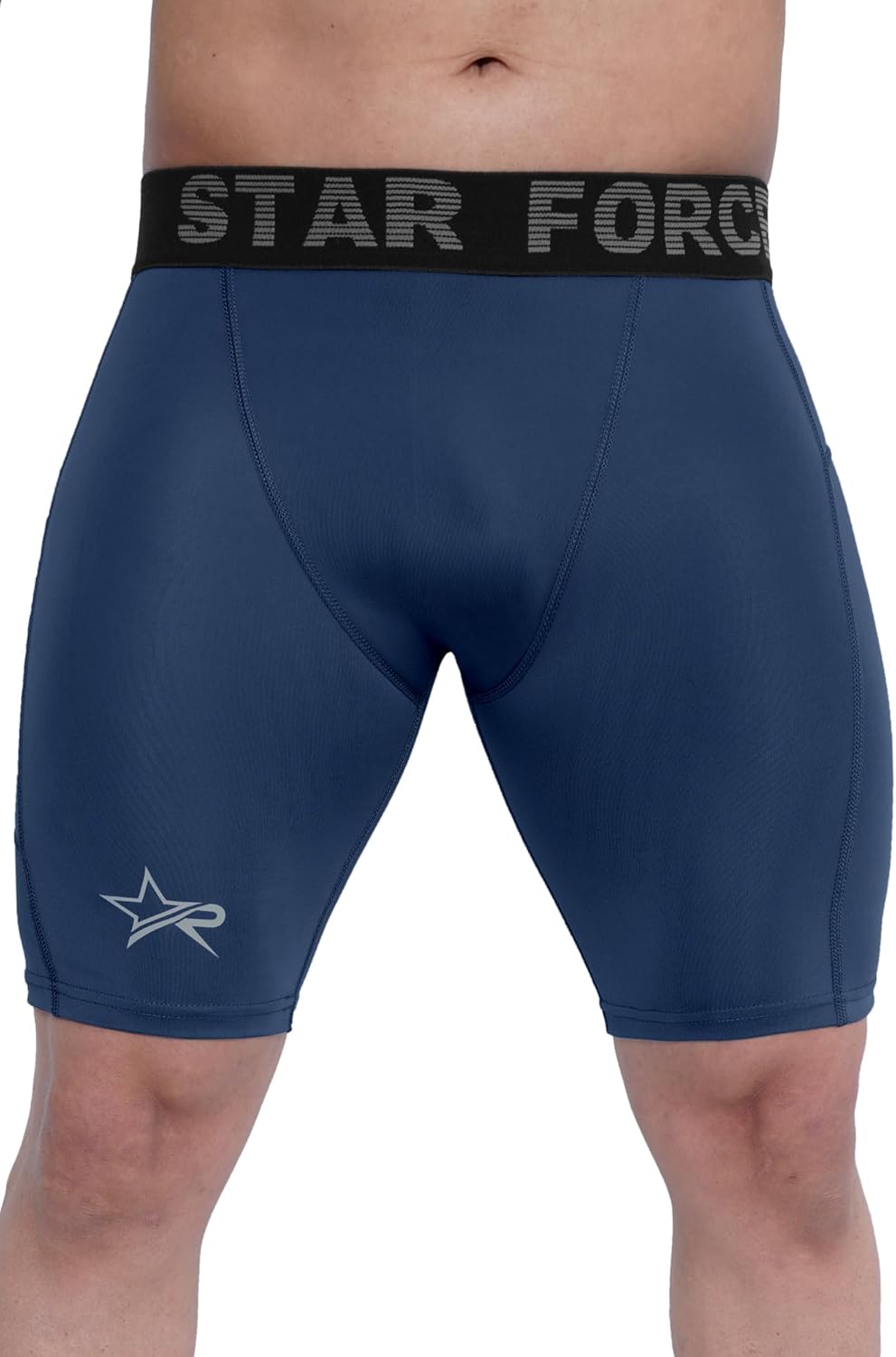 Starforce Apparel Men’s Compression Shorts - Quick Dry Athletic Workout Running Shorts, Moisture Wicking Spandex Tights, Anti-Chafing Gym Underwear for Sports & Training