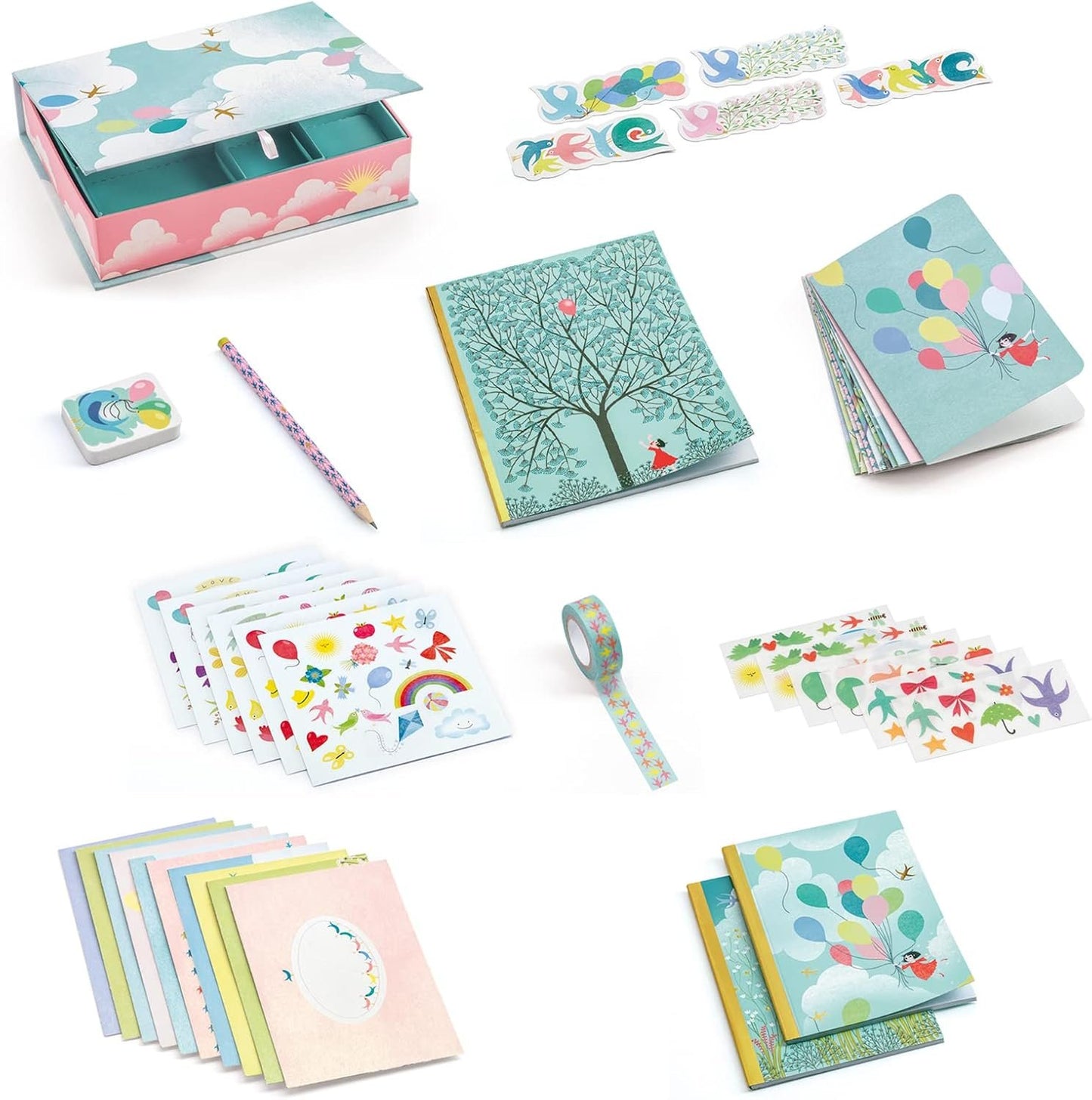 Djeco DD03502 Charlotte Lovely Paper Stationery Box Set