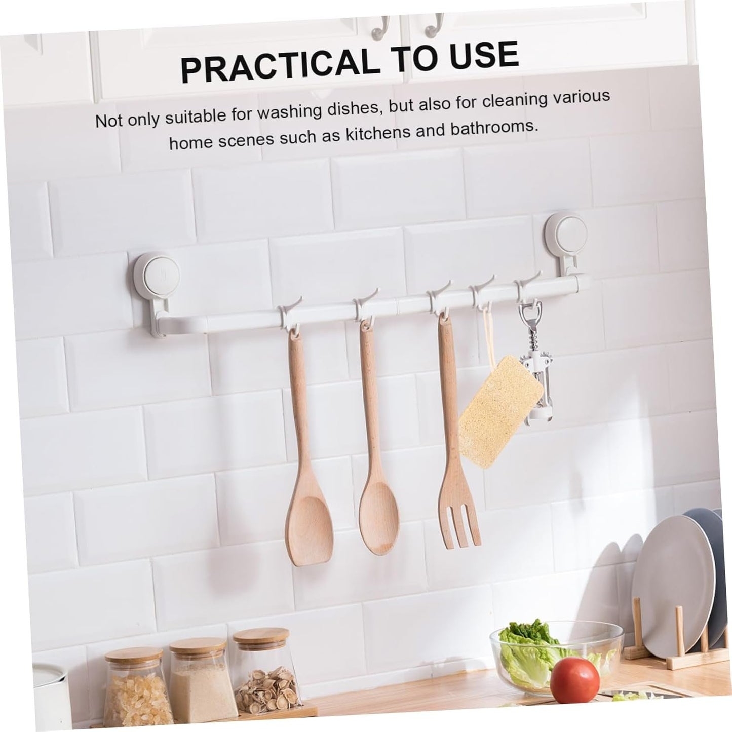 OATIPHO Kitchen Loofah Scrubber Dishwashing Sponge Design for Cleaning Durable Loofah Cloth for Stubborn