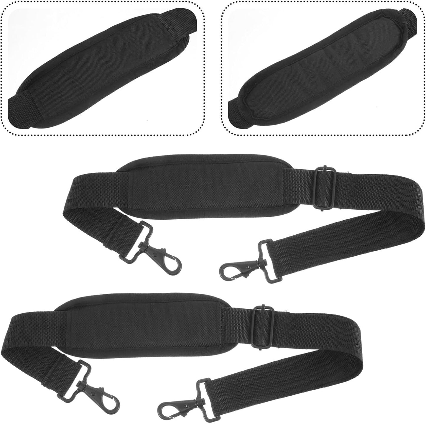 VICASKY Bag Straps Crossbody and Suitcase Strap Belt 2pcs for Luggage Padded for Bag