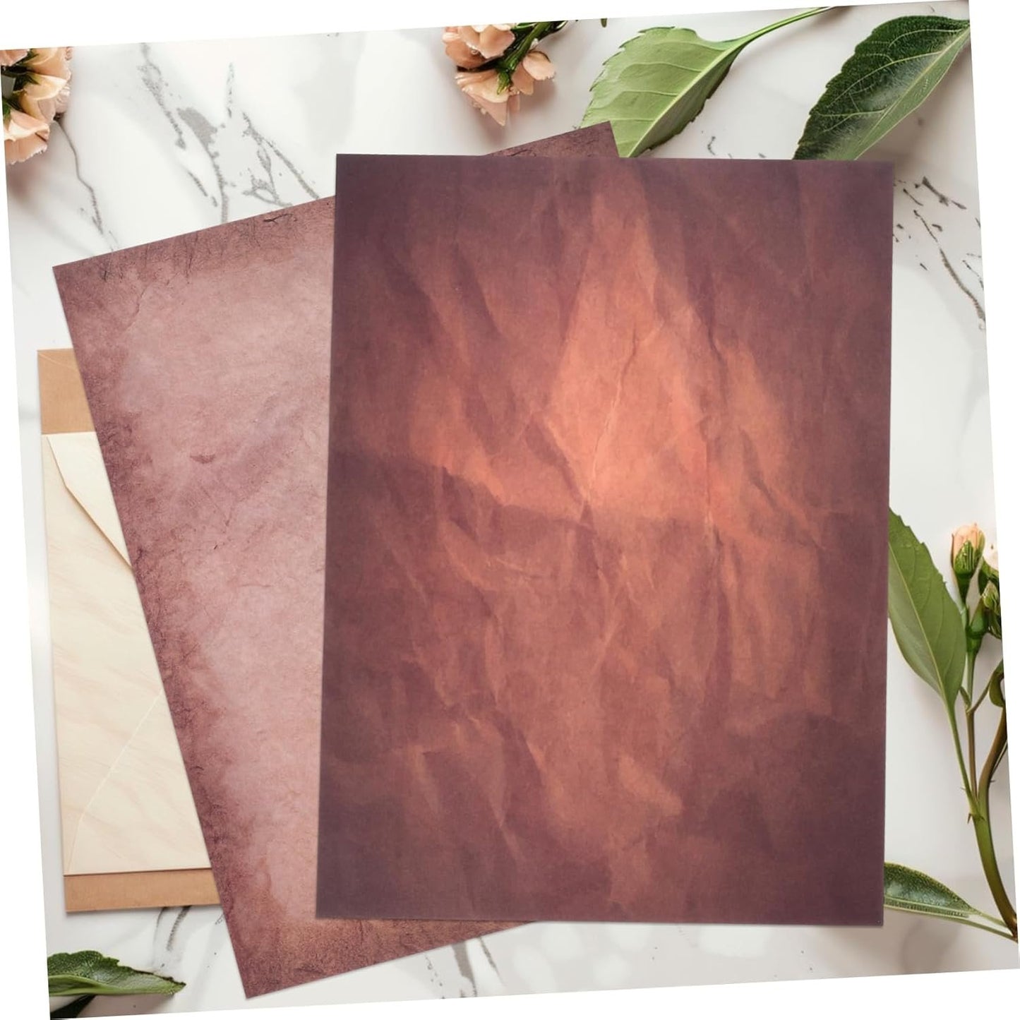 Tofficu Antique Old Fashioned Papers Vintage Aesthetic Stationery Paper Thick Writing for Printing Letter Writing DIY Crafts