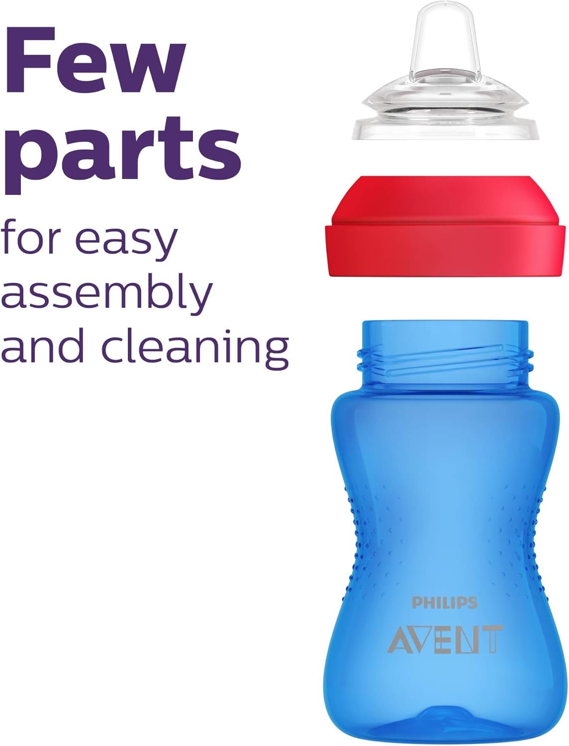 Philips Avent My Grippy Spout Cup, 10oz, 2pk, Blue/Green, SCF801/21