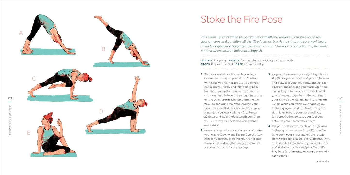Yoga Body and Mind Handbook: Easy Poses, Guided Meditations, Perfect Peace Wherever You Are