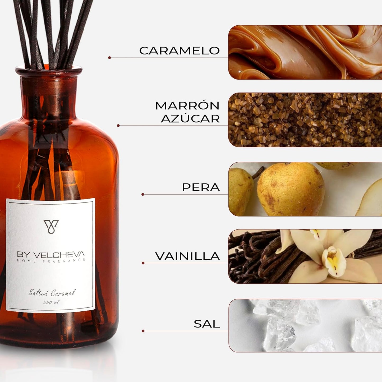 BY VELCHEVA ı Mikado Salted Caramel ı Niche Perfume Deodorant (250 ml)