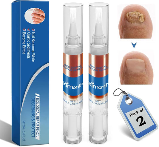 2 x Nail Care Pen, Nail Pen Nourish and Care for Damaged Nails, Quick and Effective, Nail Care for Nails and Toenails