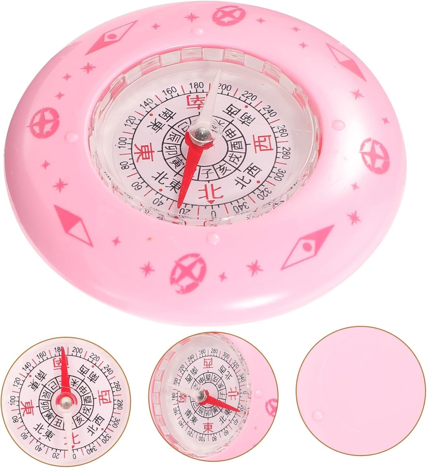 Kisangel Survival Pocket Compass Hiking Metal Compass Mini Outdoor Direction Random Color