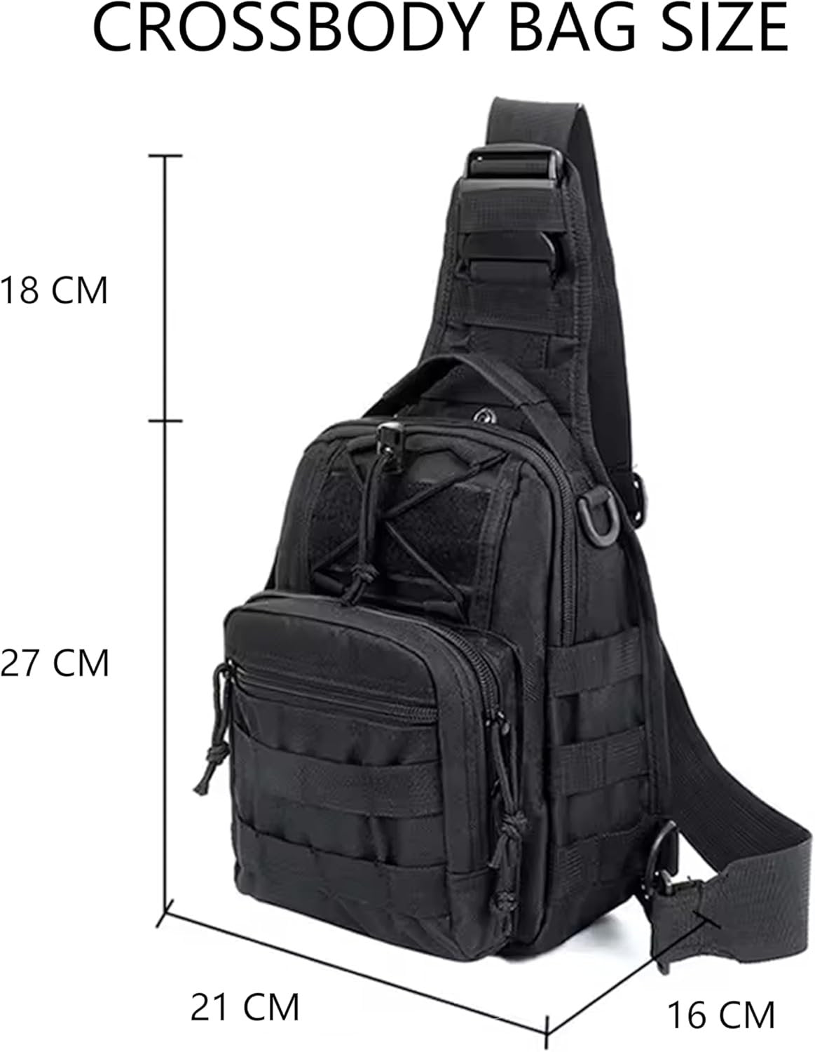Outdoor Tactical Sport Bag Sling Shoulder Portable Cycling Camping Fishing Backpack