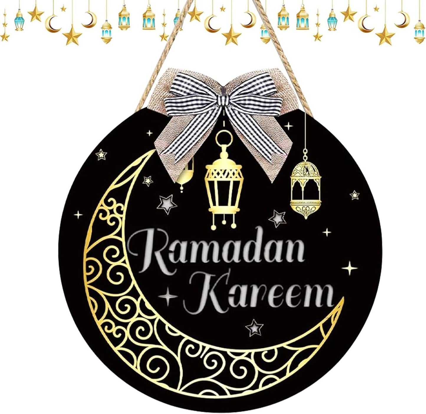 Personalised Home Decorations Ramadan Entrance Door Sign Shabby Chic Home Decor Bedroom Decorations Modern Home Decor Perfect Present for New Home
