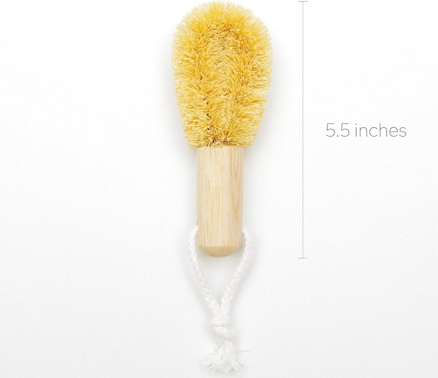 2 Types Set of Tawashi a Kitchen Scrub Brush with Handle for Dish, Pan, Pot, Strainer, Sink and Vegetables