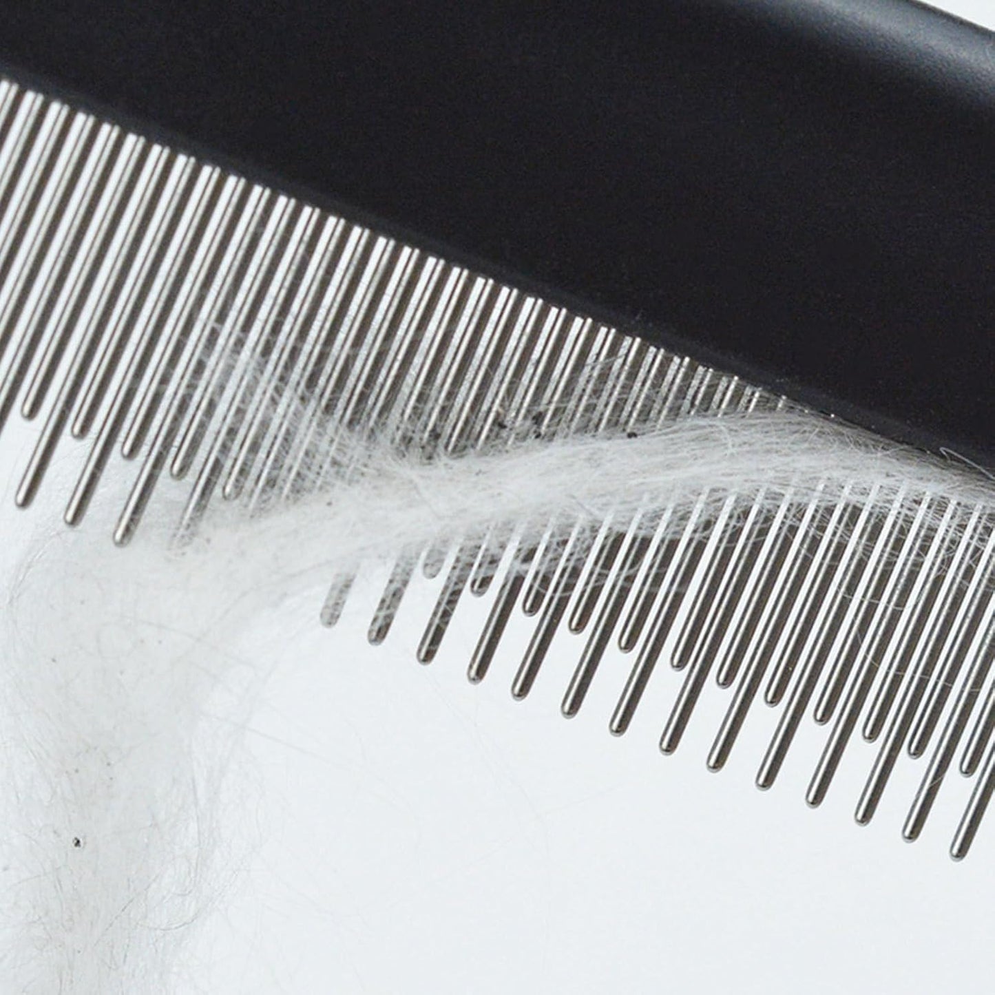 Cat Flea Comb, Professional Grooming Brush, Stainless Steel Pet Comb, Tooth Design, Multifunctional Detangling Tool, Daily Care for Cats & Puppies, 10,59 x 3,15 x 1,18 Inches, Green