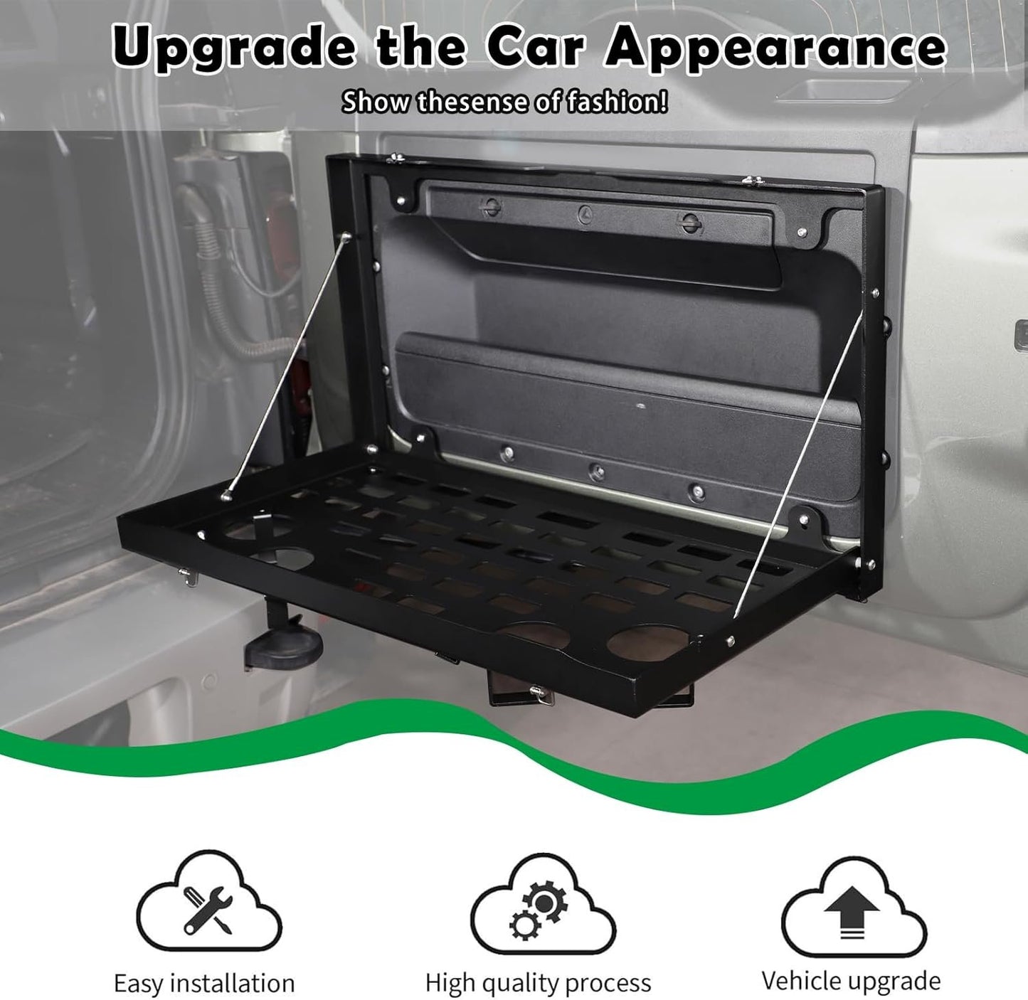 Car tailgate table storage rack metal foldable cargo storage rack for Land Rover Defender 2020-2021 car Parts