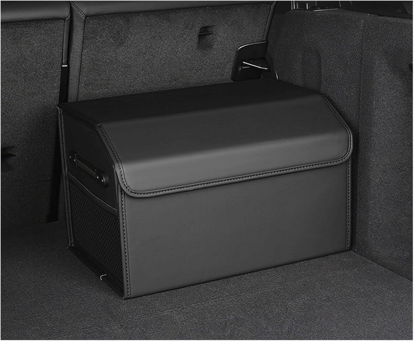 Compatible for Toyota Land Cruiser Prado 150 FJ150 2010-2017 2018 2019 2020 2021 2022 2023 2024 Car Trunk Storage Box Tools Tidying Package (Color : Black)
