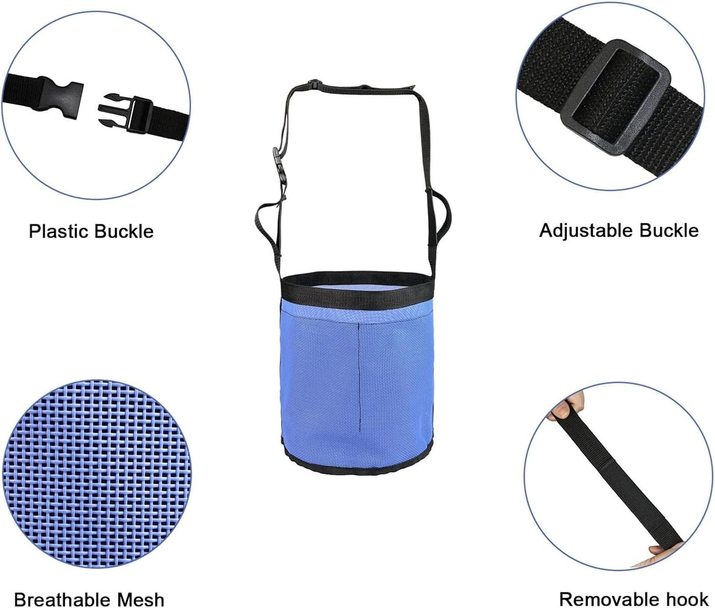 2 Horse Feed Bags High-Performance PVC Mesh Bags