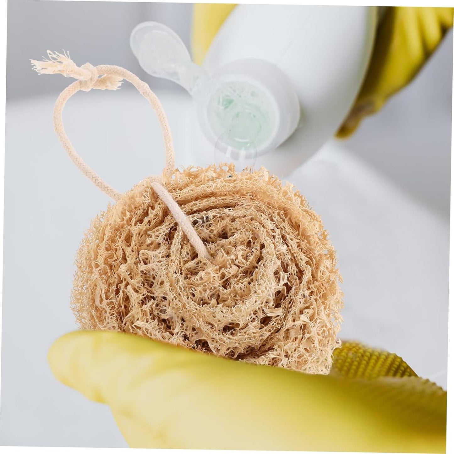SOIMISS 1set Natural Loofah Sponges for Kitchen Cleaning Soft and Durable Dish Washing Scrubber Loofah 4pcs