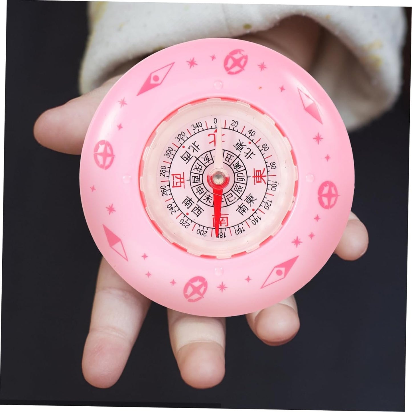 KOMBIUDA Metal Compass Hiking Mini Survival Compass Outdoor Accessory Plastic Mini Travel Compass