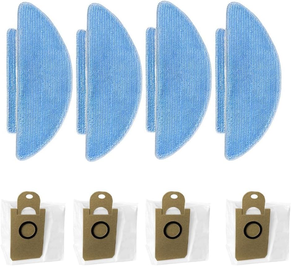 Cleaning Essentials, panni e sacchetti per la polvere per robot aspirapolvere ForFor Clean ForL6 Nex, funziona con modelli Tikom