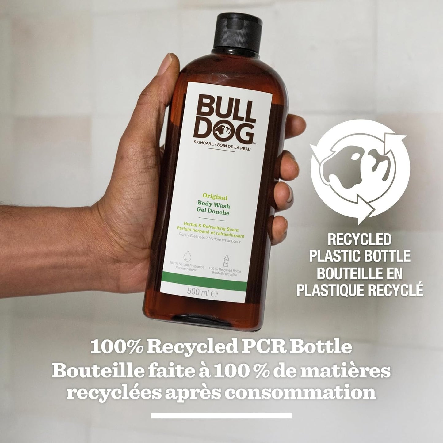 Bulldog Original Shower Gel Body Wash for Men, 500 Milliliters
