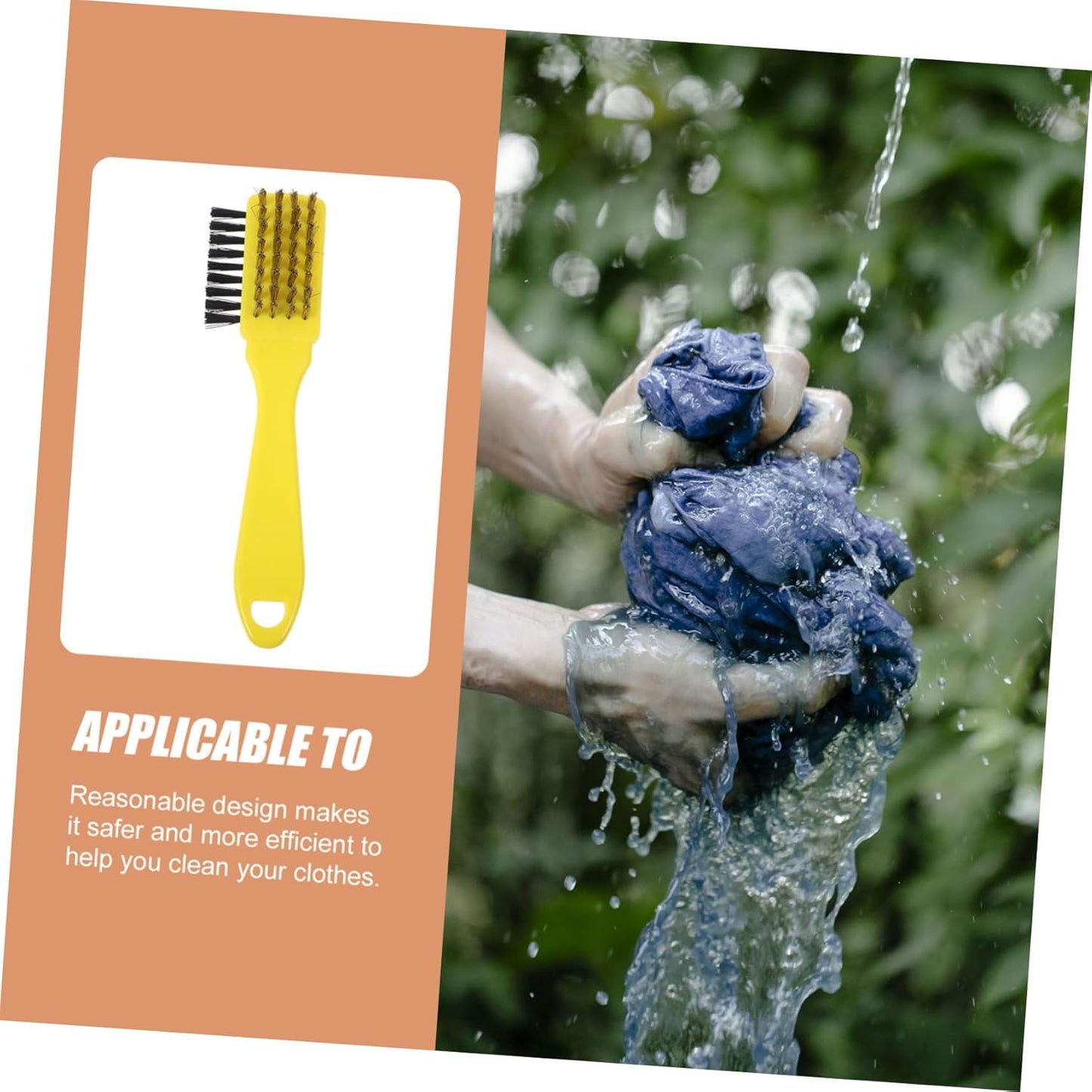 Ipetboom Portable Scrub Brush for Cleaning Shoes Durable and Compact Clothing Washing Brush for Gentle Cleansing Footwear Essential for Daily Care