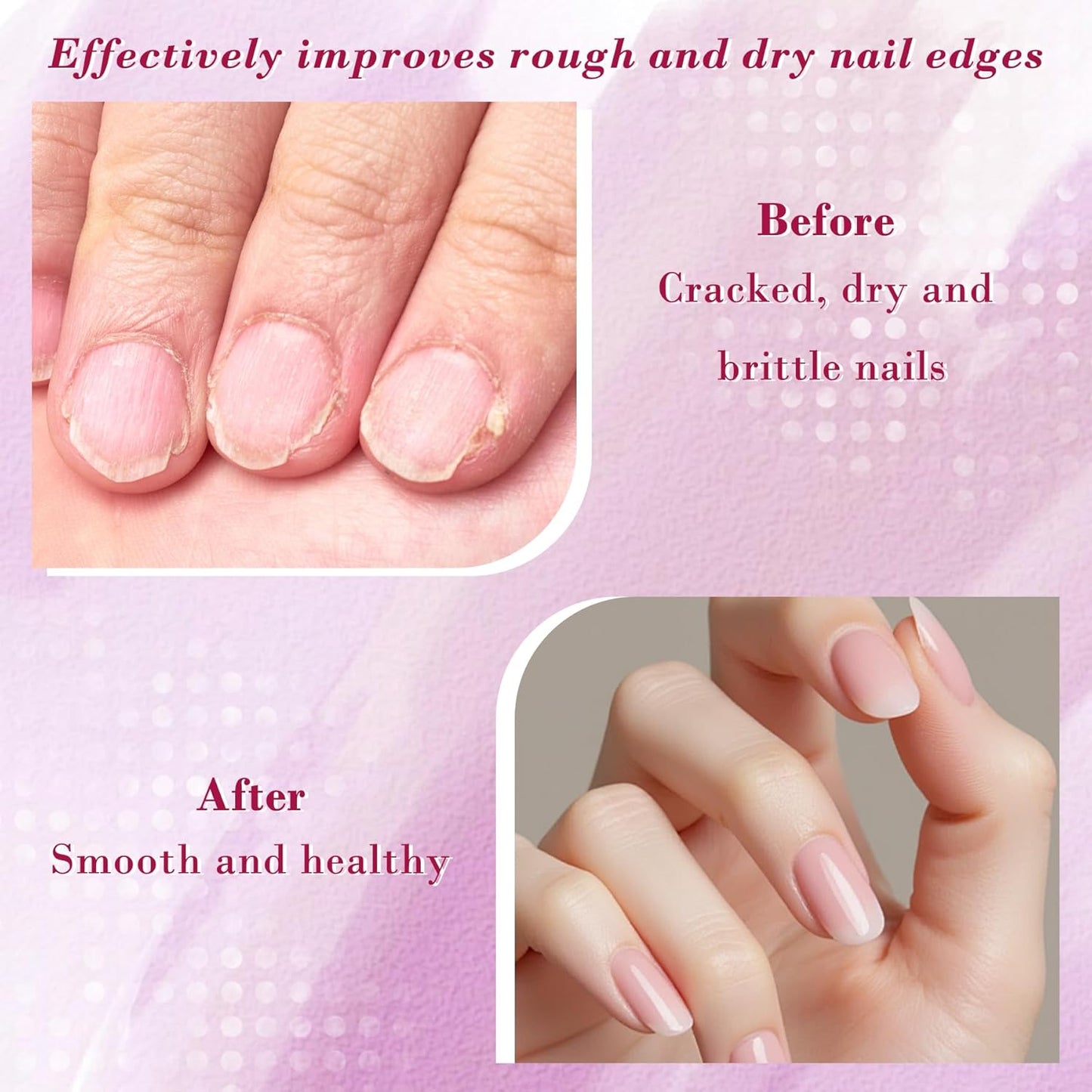 EKIND 3 Pcs Double-end Quartz Stone Stick Cuticle Nail Art Pen Nail Cuticle for Men Tip Pushers Women Fingernail Gelnail Natural Nail Care Tools