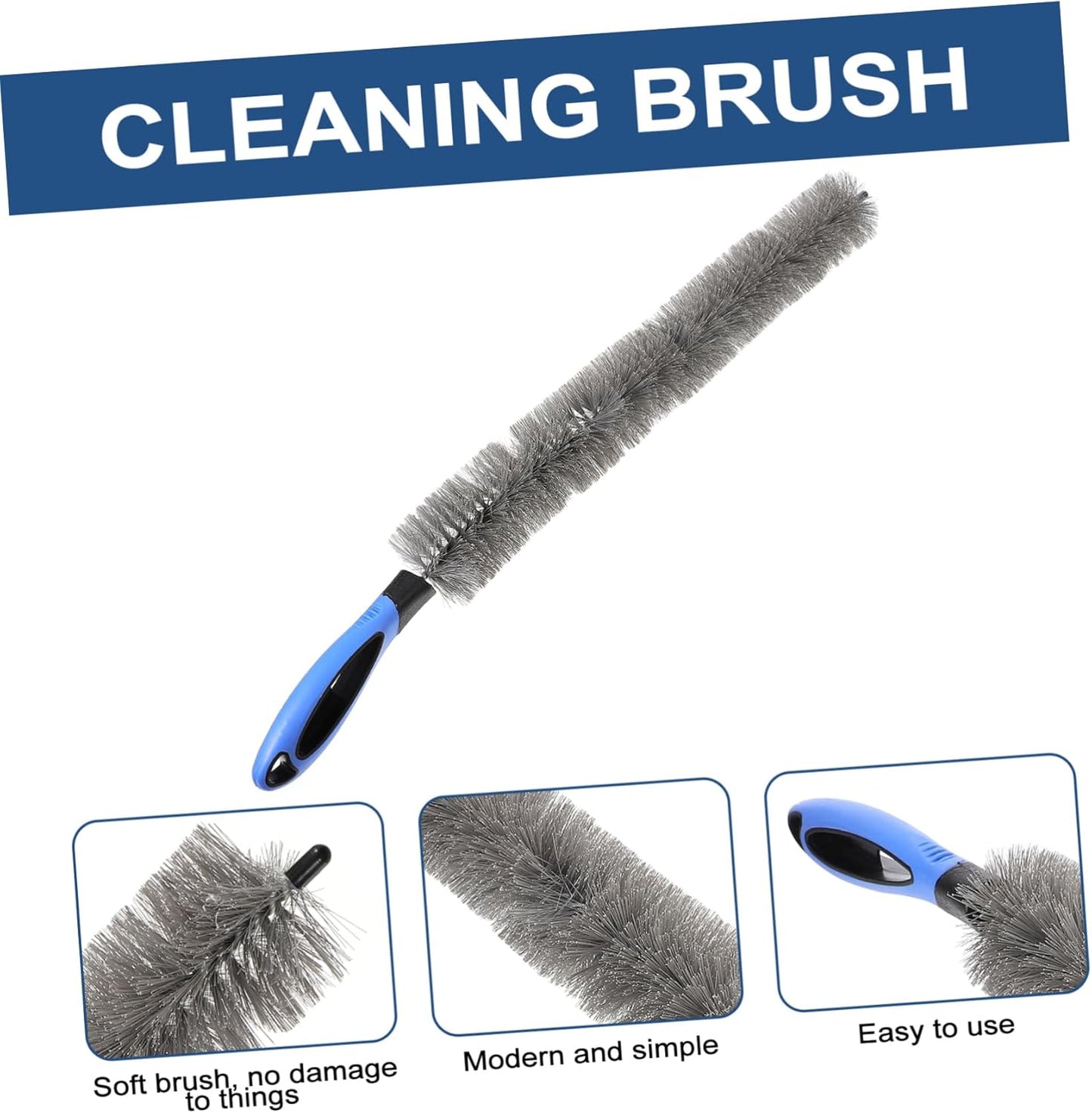 Healeved Refrigerator Cleaning Brush Air Conditioner Dust Brush Effective Condenser for Coils Evaporators Hard to Reach Areas Essential Cleaning Supplies