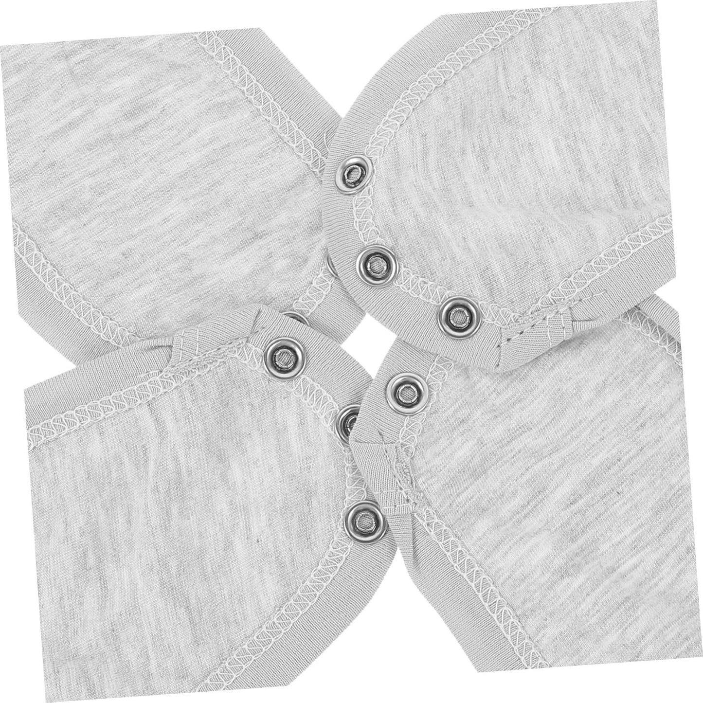 Abaodam 4pcs Extension Piece Romper Stretcher Jumpsuits Extender Girl Grey Aluminum Alloy