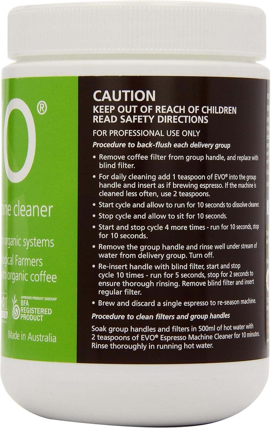 Cafetto CAF-EVO1 Organic Cleaner, One Size, Multicolor, CAF-EVO1