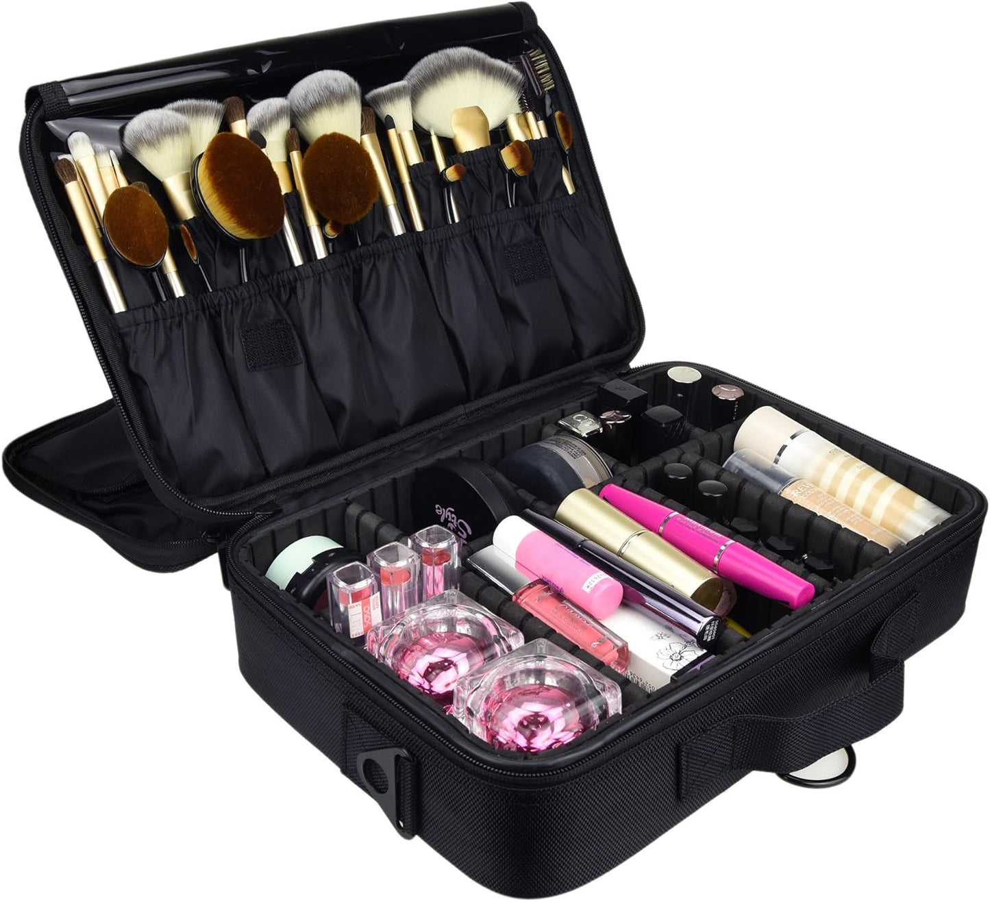 DCCN Beauty Case, Portable Travel Makeup Bag, Large Capacity Bag
