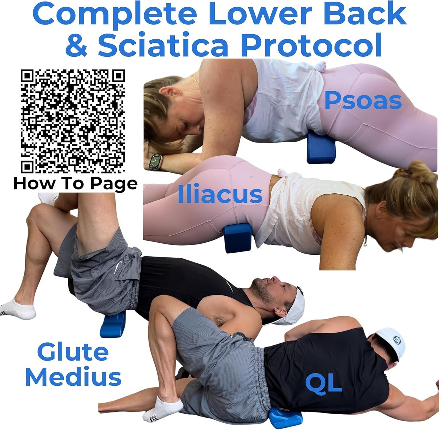 Core Nexus - Rotating Psoas & Iliacus Release Tool | Hip Flexor Mobility | All-in-One Lower Back & Sciatica Pain Relief | Muscle Recovery | Performance Enhancement | FSA or HSA Eligible | Black