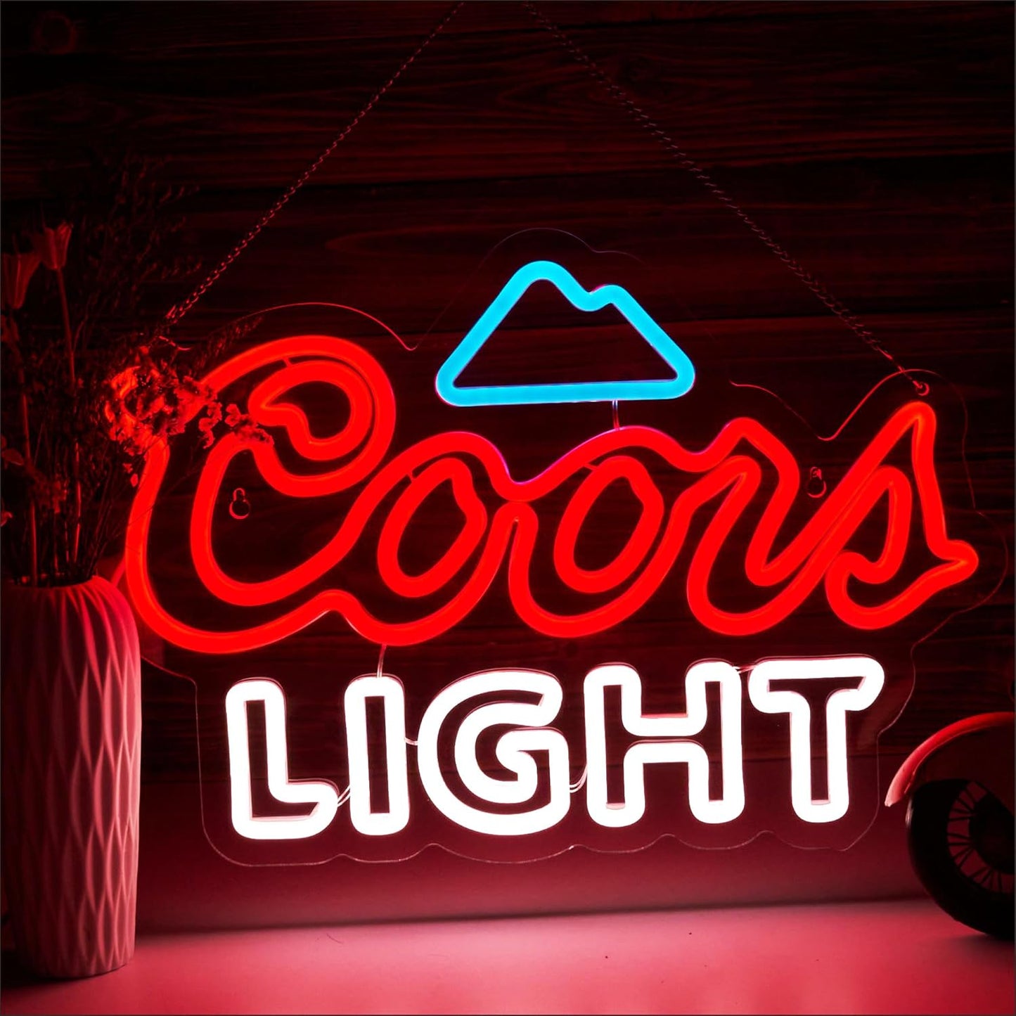 Cors Beer Neon Sign for Wall Decor, Light Beer Bar Neon LED Lights Perfect for Bars Man Cave Home Bars Bedroom Decor Creative Christmas Birthday Party Gifts, Vibrant Nighttime Ambience