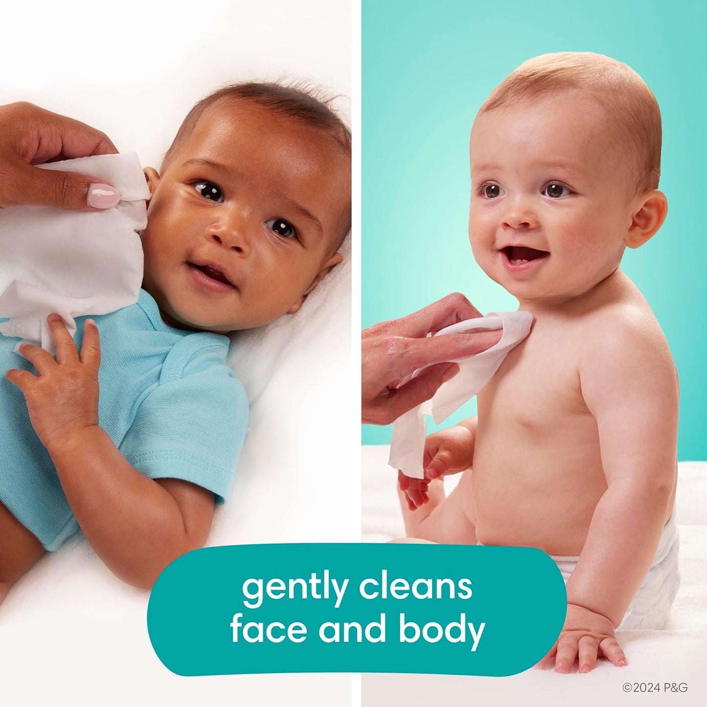 Pampers Aqua Pure Sensitive Baby Wipes 6X Pop-Top 336 Count