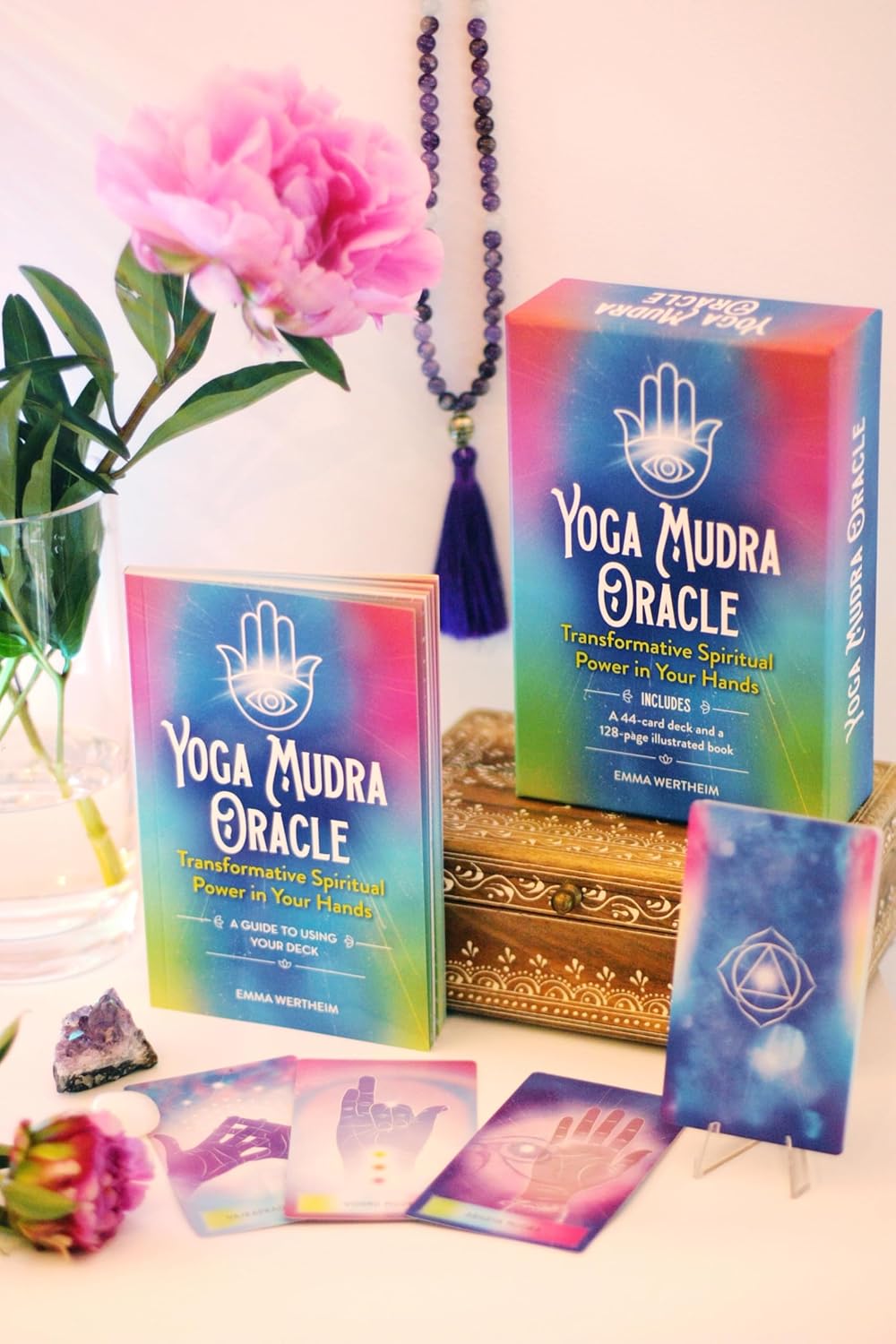 Yoga Mudra Oracle Book and Card Deck: Includes 44 Cards and a 128-Page Book