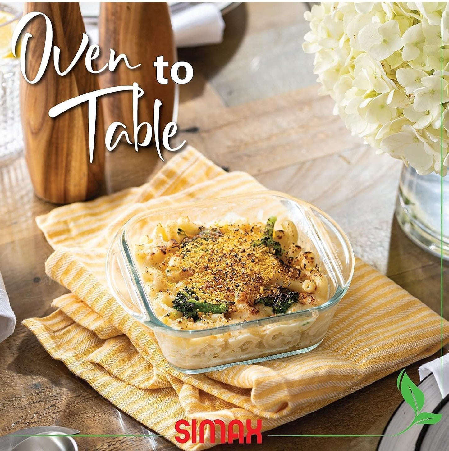 Simax Casserole Dish For Oven: Mini Glass Baking Dish With Lid ? Small, Personal Sized Bakeware and Cookware - Great for Storage ? Microwave, Oven, And Dishwasher Safe Borosilicate Glass Dish ? 10 Oz.
