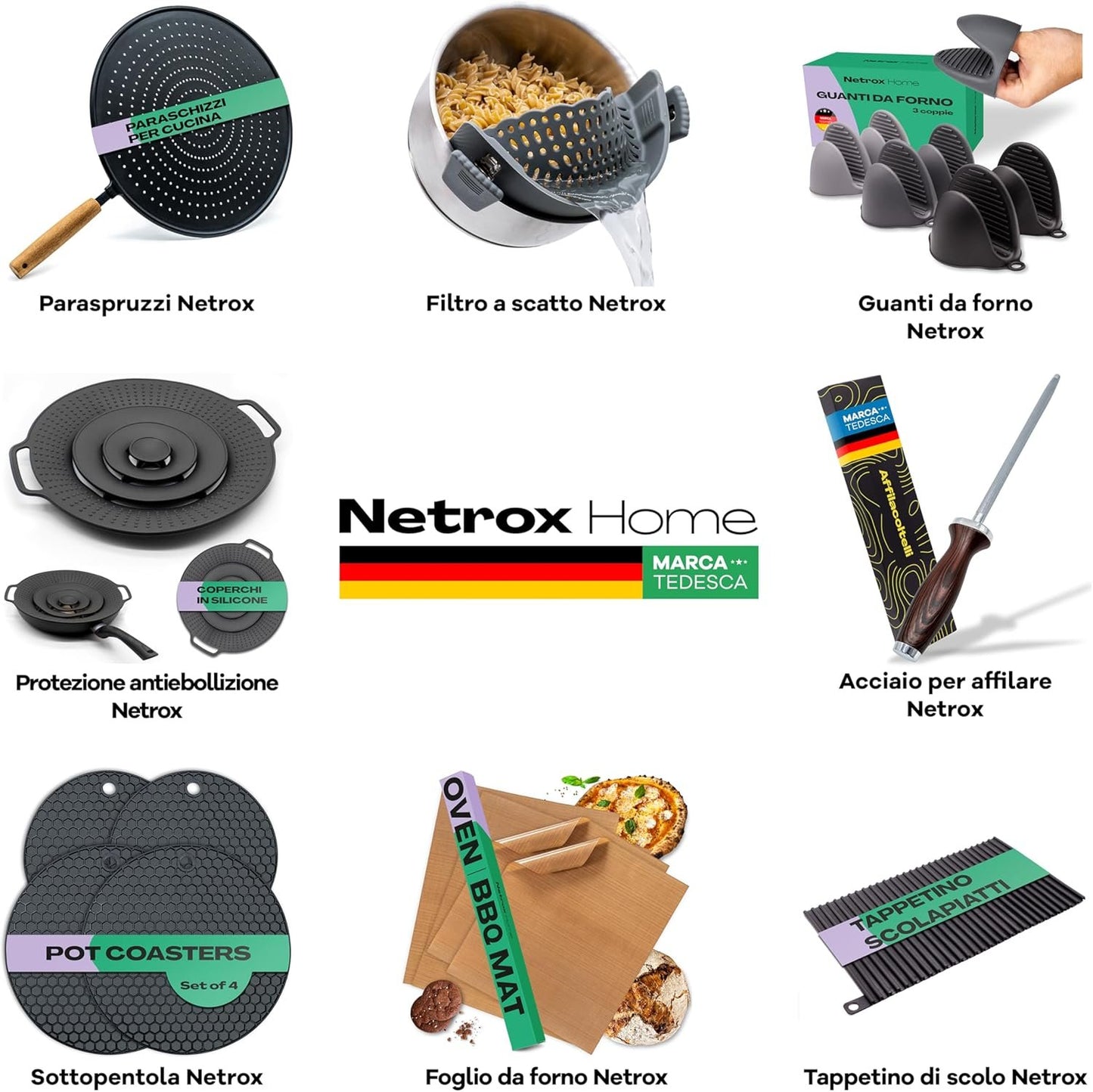 Netrox - Kitchen Ladle Holder - BFA Free for Food and Heat Resistant up to 230 °C - Fun Gift - Mestoo Utensil Rest Otti Spatula Stani Special Spoon Holders Gadget Spoon