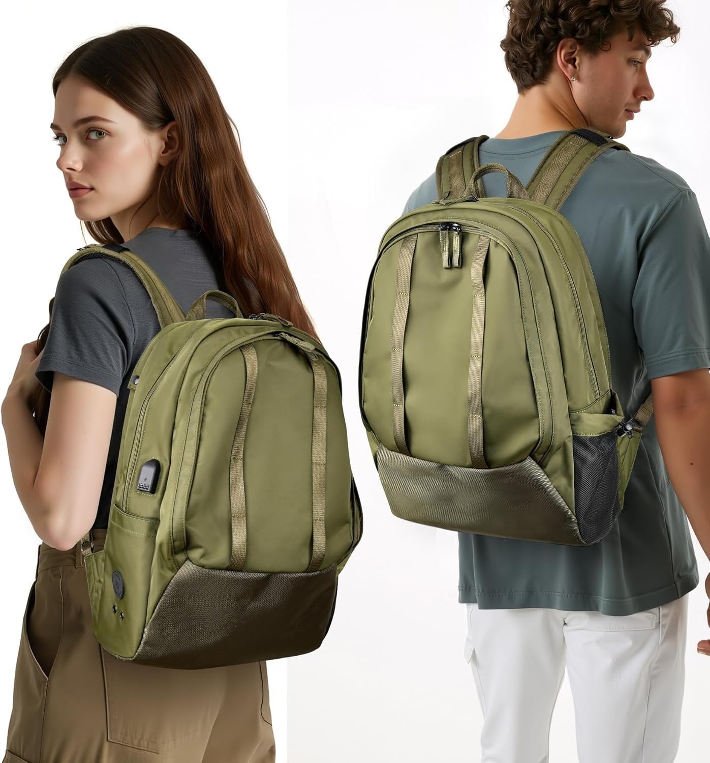 travel inspira Anti-Wrinkle Travel Backpack, Carry-On With Hidden 38cm Laptop Protection Compartment And Security Design
