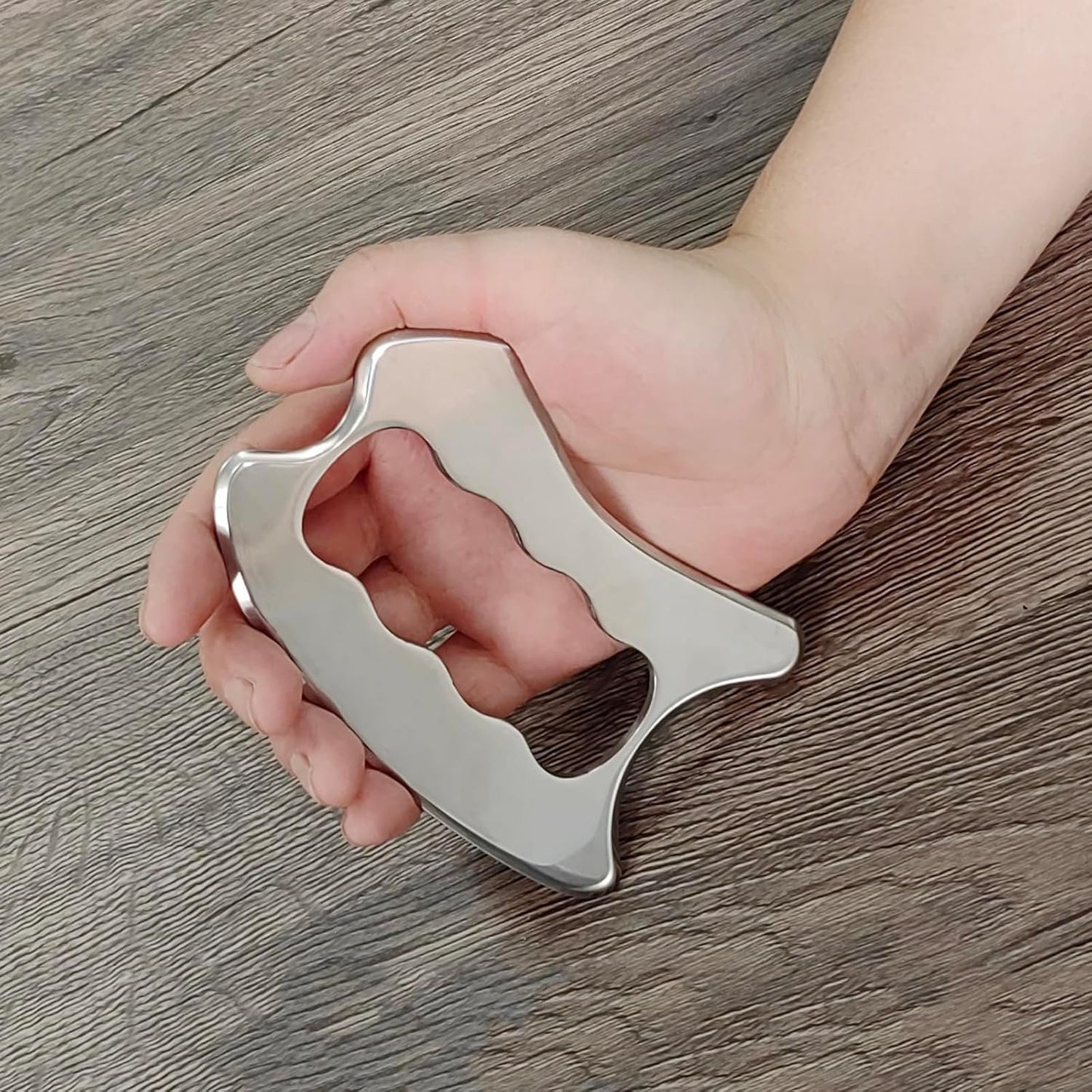 BYYDDIY 2 in 1 Stainless Steel GuaSha Muscle Scraper Tools Set,Scar Tissue Tool,Physical Therapy Tools,Muscle Scraping Tool,Massage Scraper,IASTM Tools,Soft Tissue Massage Tool (C-S2X)