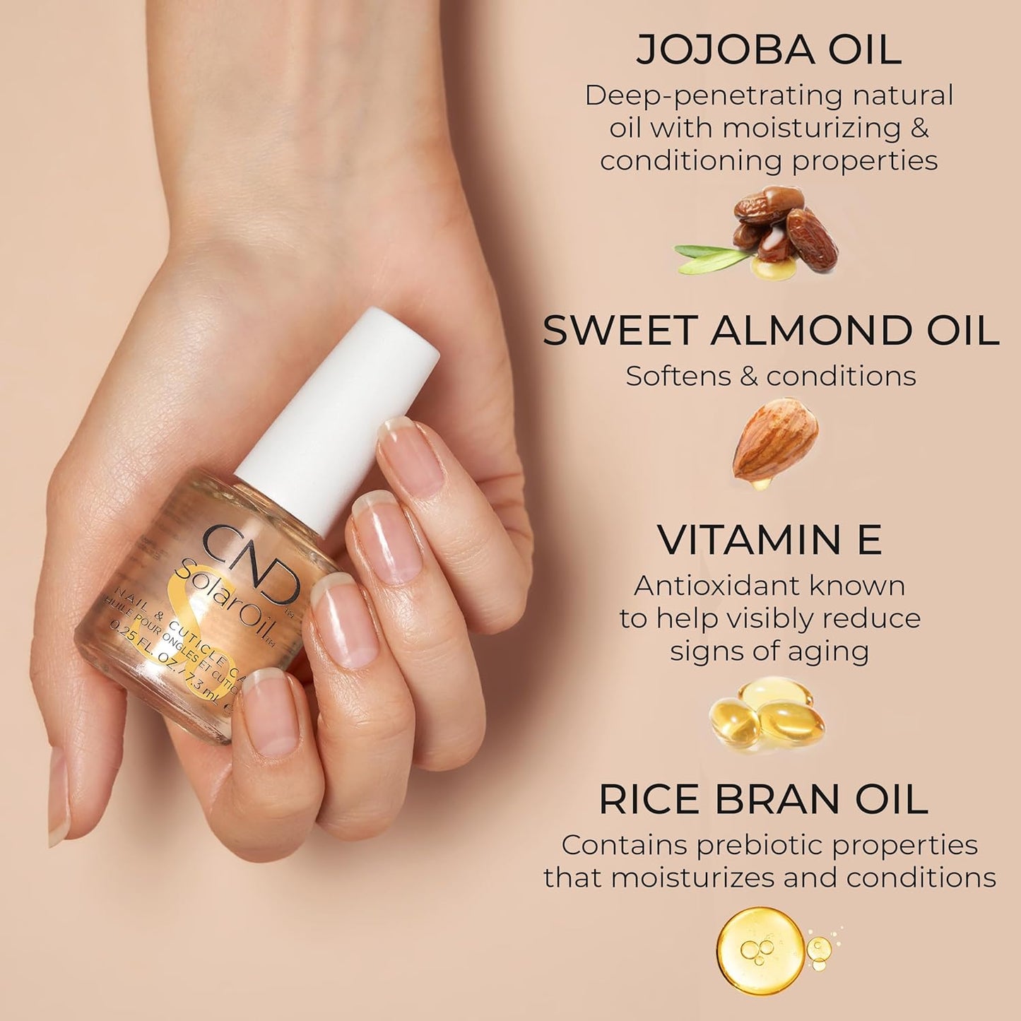 CND SolarOil Nail and Cuticle Care, 7.3ml