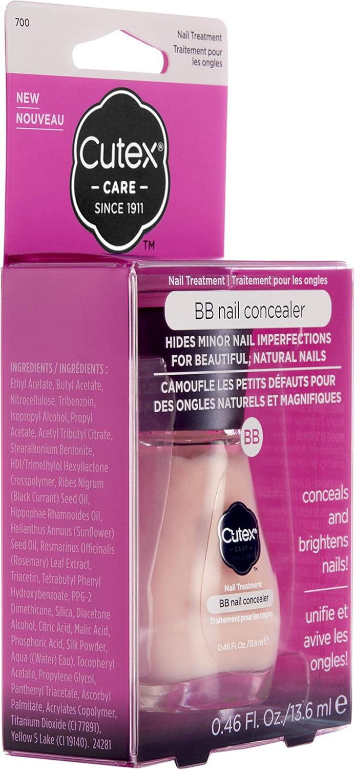 Cutex BB Nail Concealer Treatment Nail Care Treatment Corrector with Imperfect Surface or White Spots – 15 ml