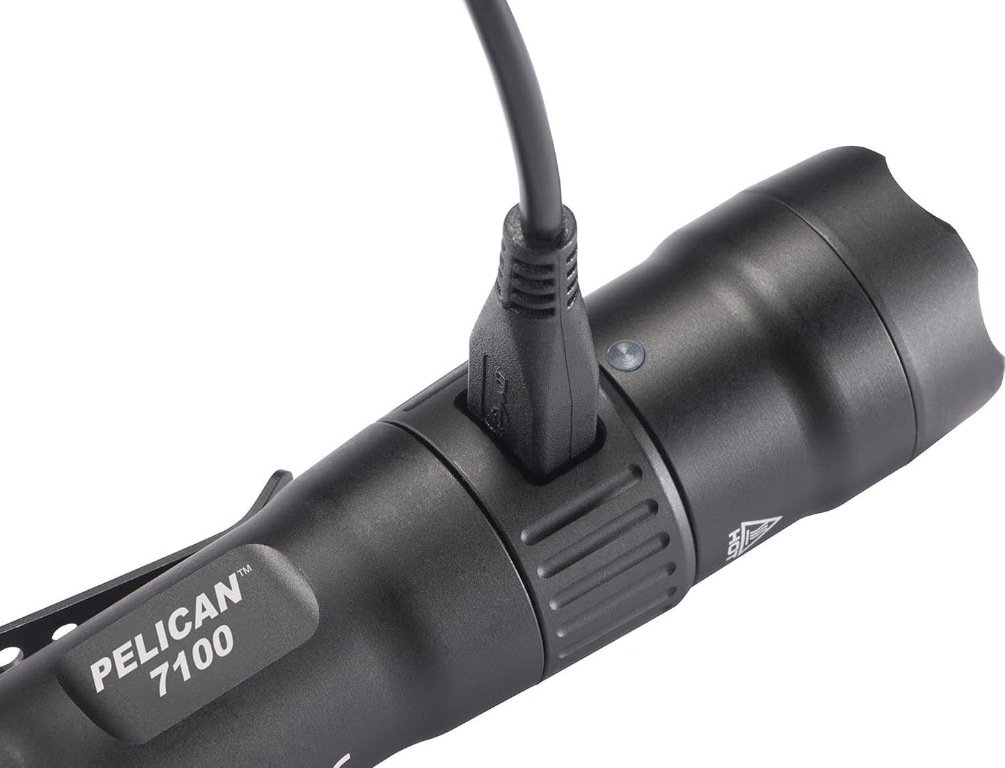 Pelican 7100 Rechargeable Tactical Flashlight (Black), Multi, One Size (071000-0000-110)