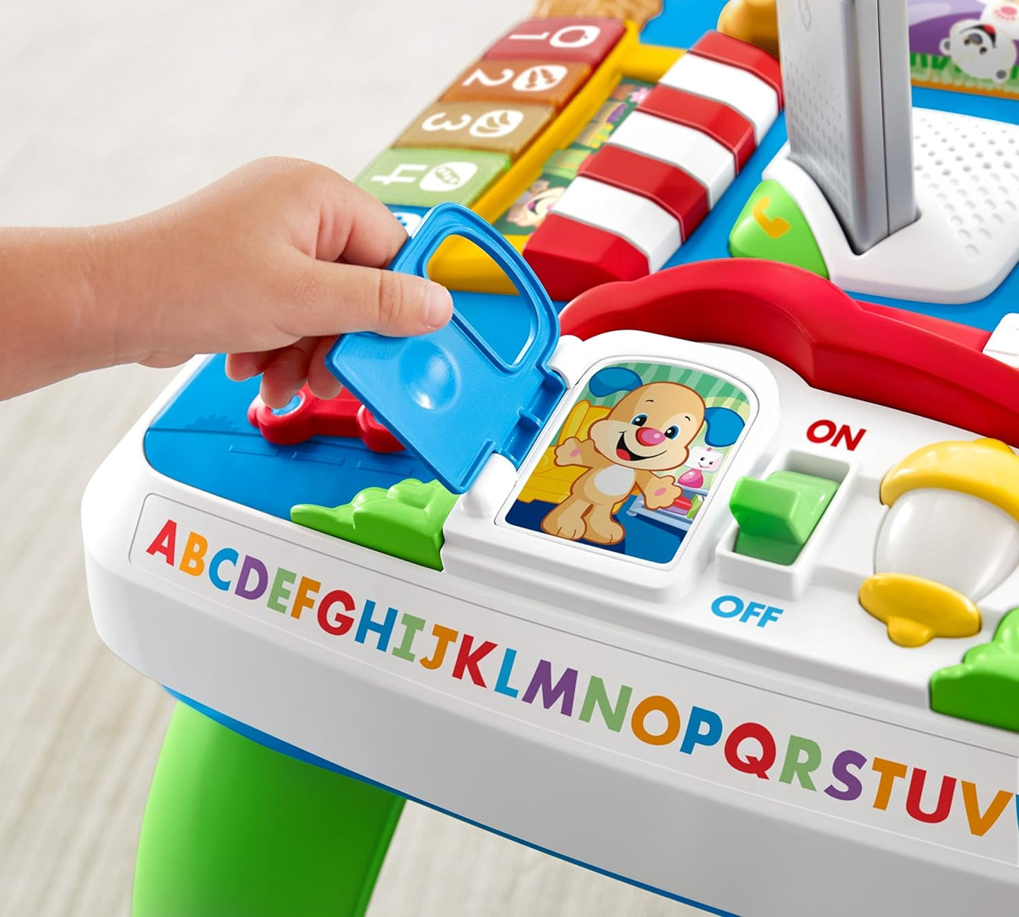 Fisher-Price Laugh & Learn Around the Town Learning Table, interactive play center with Smart Stages learning content for infants and toddlers ages 6 months & up