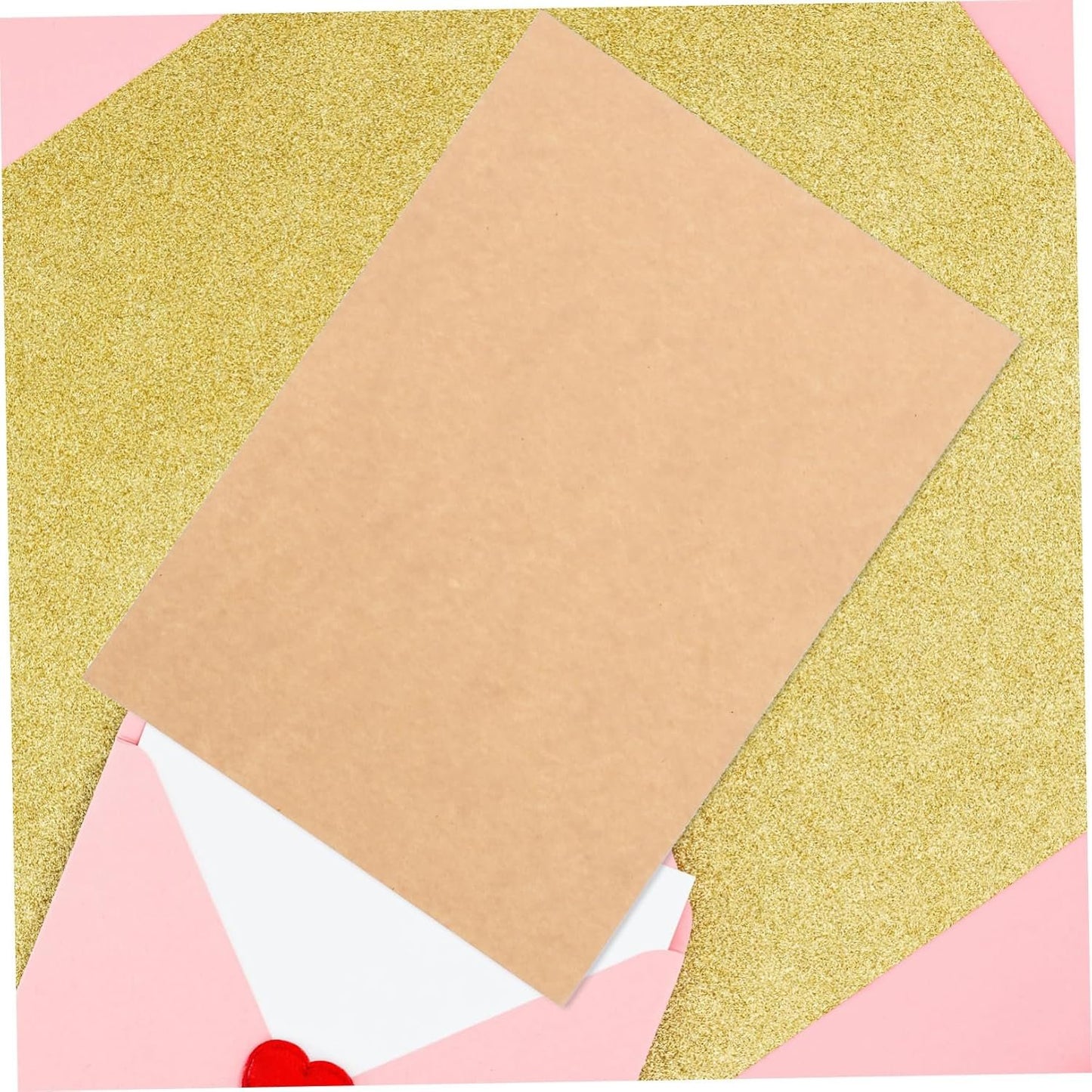 LALAFINA Retro Letter Paper Pack 50 Sheets Lined Writing Paper A5 Size for Writing