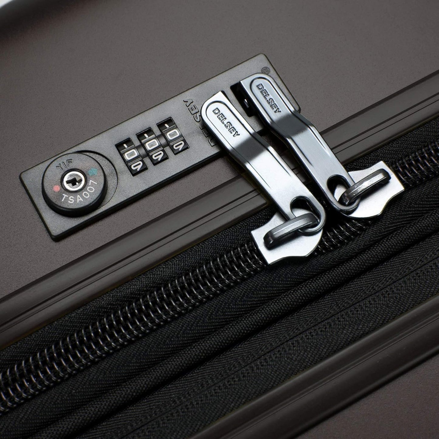 DELSEY PARIS Unisex-Adult Titanium Hardside Expandable Luggage with Spinner Wheels Luggage- Luggage Set