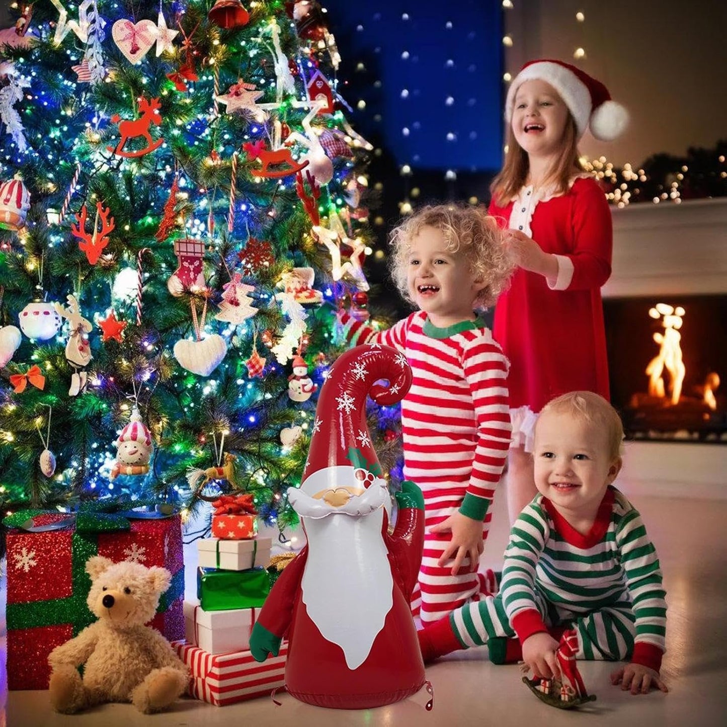 Christmas Inflatable Pan,Christmas Inflatable Decorations,Christmas Inflatable Nutcracker for Indoor Decoration,Christmas Inflatable Home Decorations for Christmas Holiday Holiday Party