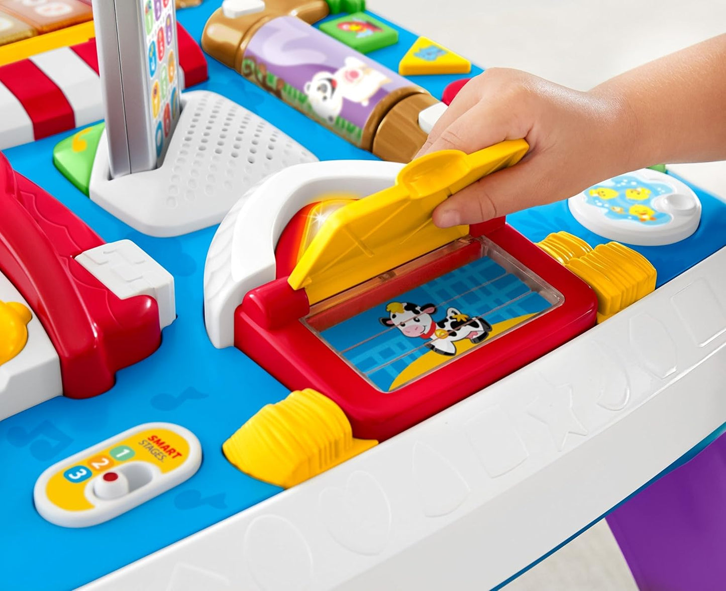 Fisher-Price Laugh & Learn Around the Town Learning Table, interactive play center with Smart Stages learning content for infants and toddlers ages 6 months & up