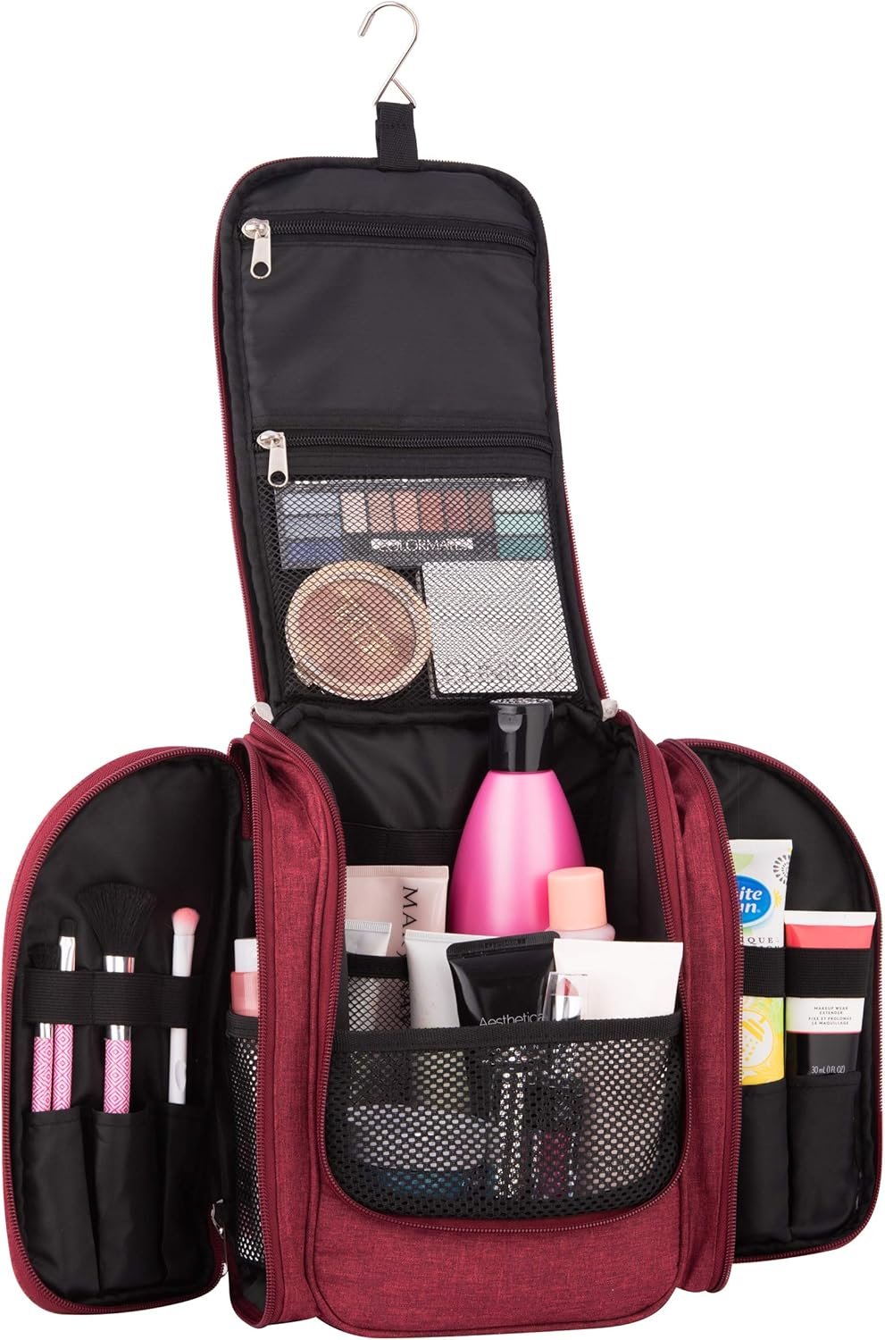 Traverse By Simpson Multifunctional Hanging Travel Toiletry Bag for Women and Men - Bathroom & Shower Organizer Hygiene Bag
