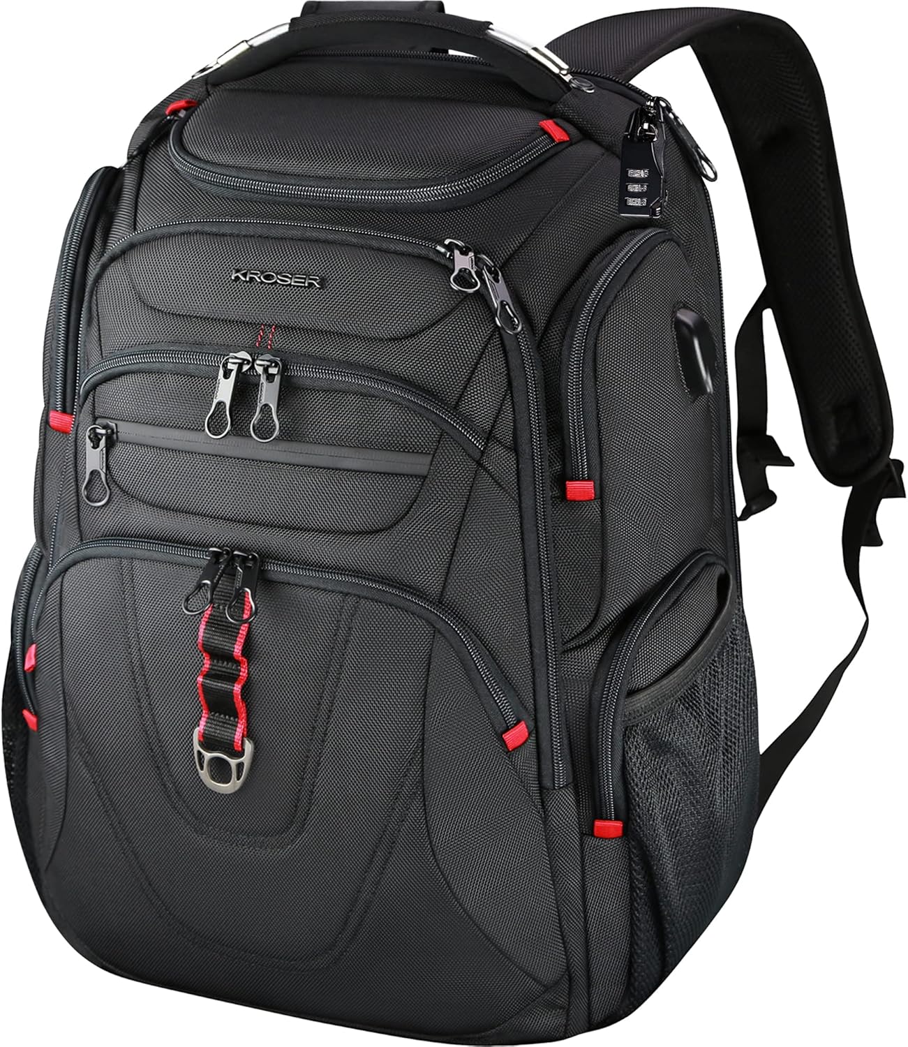 KROSER TSA Friendly Travel Laptop Backpack 17.3 Inch