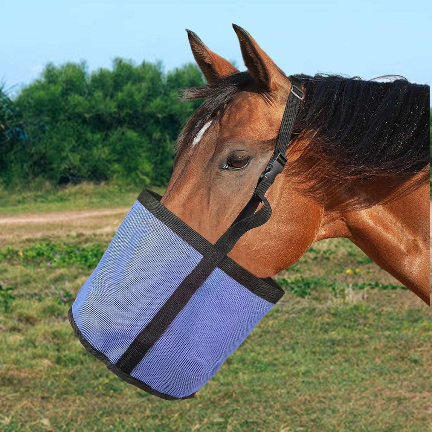 2 Horse Feed Bags High-Performance PVC Mesh Bags
