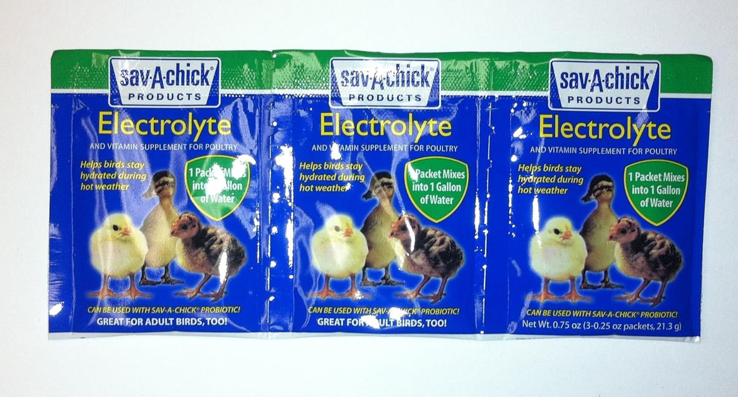 Sav-A-Caf Sav-A-Chick Electrolyte & Vitamin Supplement - 3 Pack/.25oz.